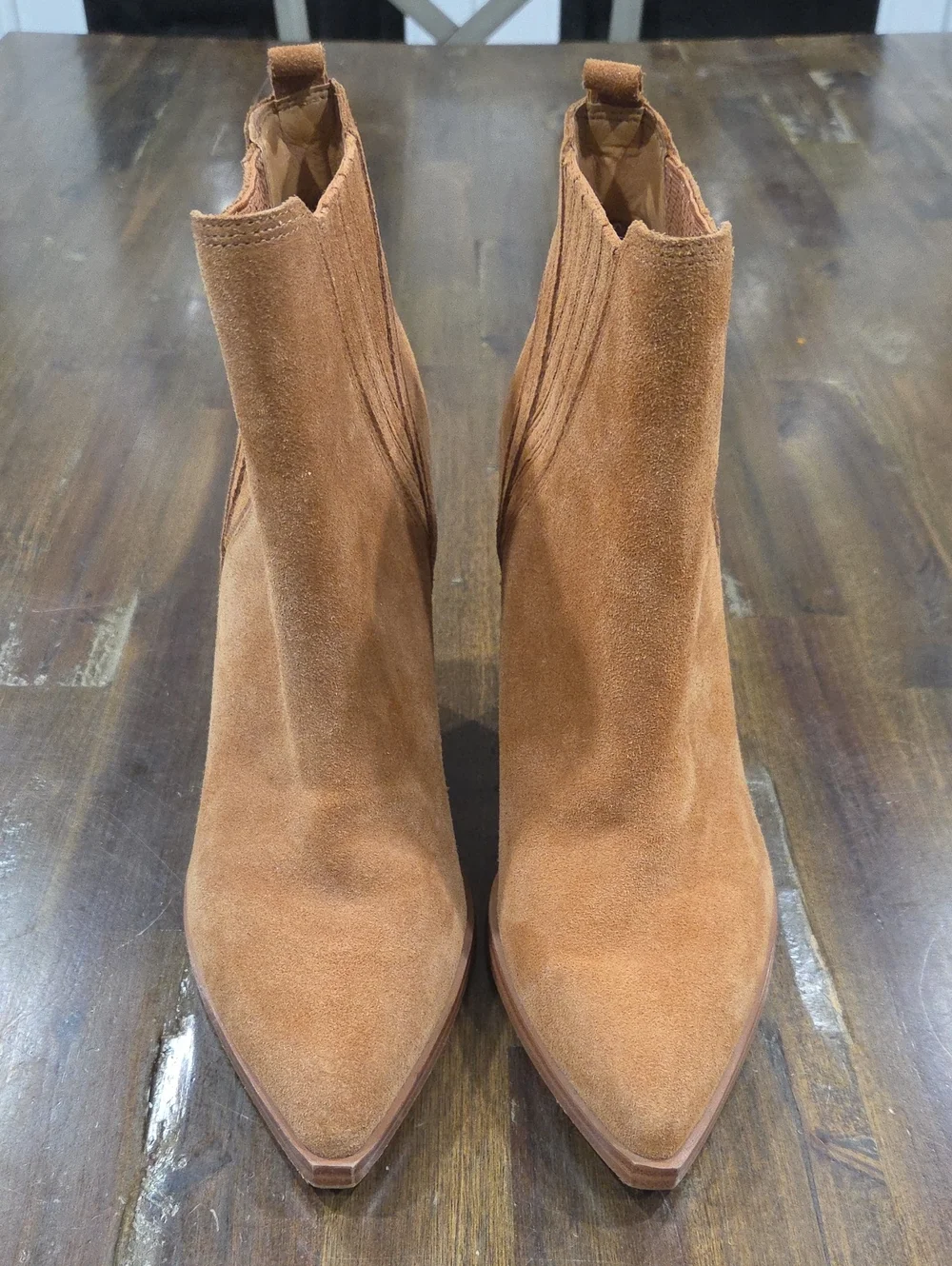 Marc Fisher Gadri Suede Pointed Toe Ankle Booties